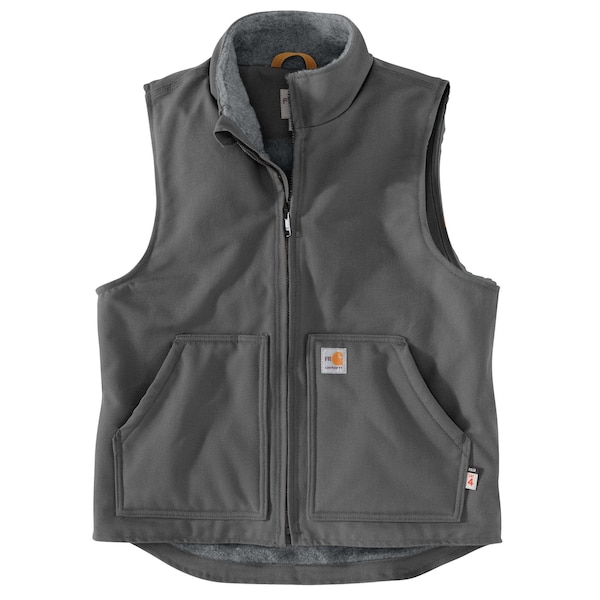 Carhartt Men's OV4981 M FR Duck Sherpa Lined Ve 2XL TLL Insulated Relaxed Gravel OV4981-FRM / 104981-GVL2XLTLL - main